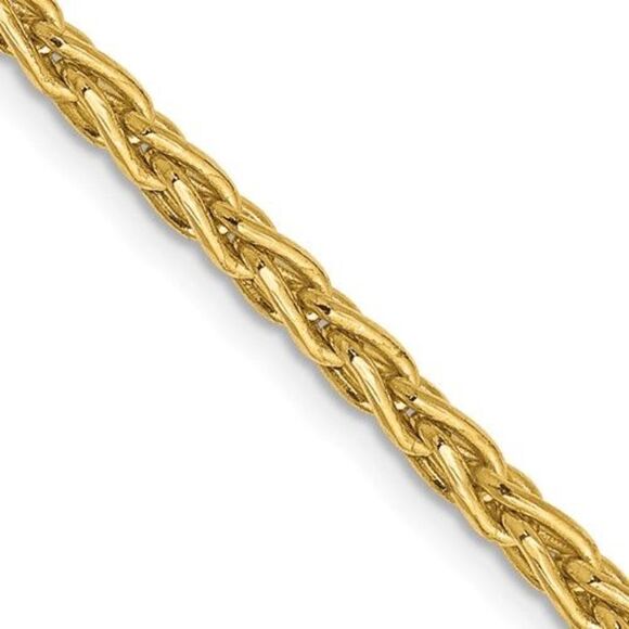 14k Gold Parisian Wheat Chain - Picture 5 of 5